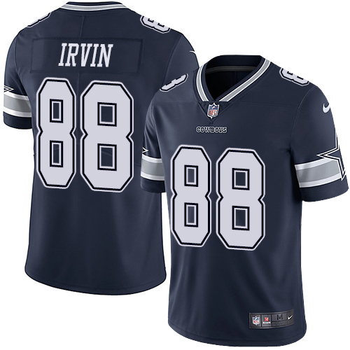 Nike Cowboys #88 Michael Irvin Navy Blue Team Color Men's Stitched NFL Vapor Untouchable Limited Jersey - Click Image to Close
